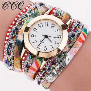 CCQ Multicolor Bracelet Watch