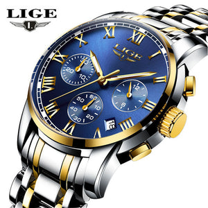 LIGE Multifunction Quartz Watch