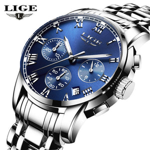 LIGE Multifunction Quartz Watch